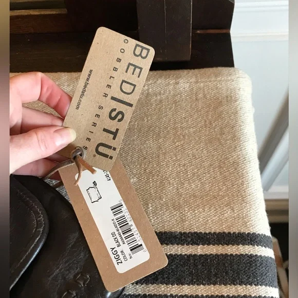 NWT Bed Stu Leather Ziggy Clutch Crossbody Belt Bag Black DD Retail $195 - Picture 3 of 15